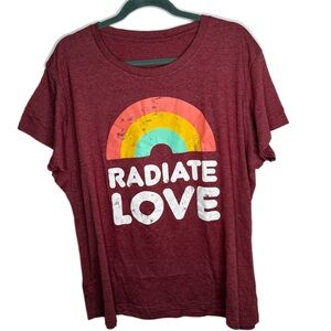 Radiate Love Graphic T-Shirt 1X